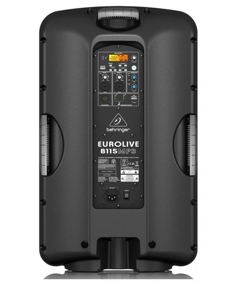 Columna Amplificada Profesional Behringer 15'' 1000W Clase D con MP3 USB