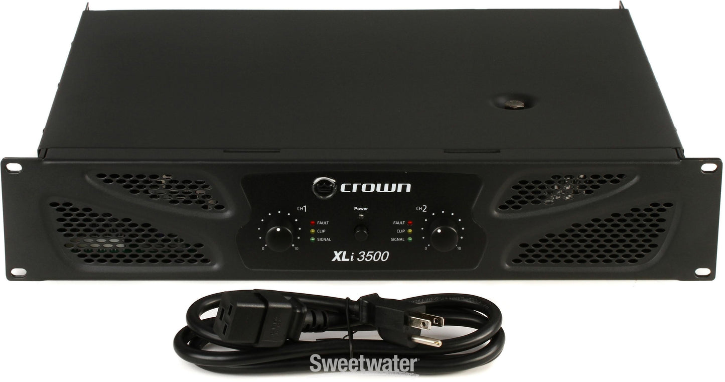 Crown XLi 3500 Amplificador de Potencia 1350W 2 Canales Fiable