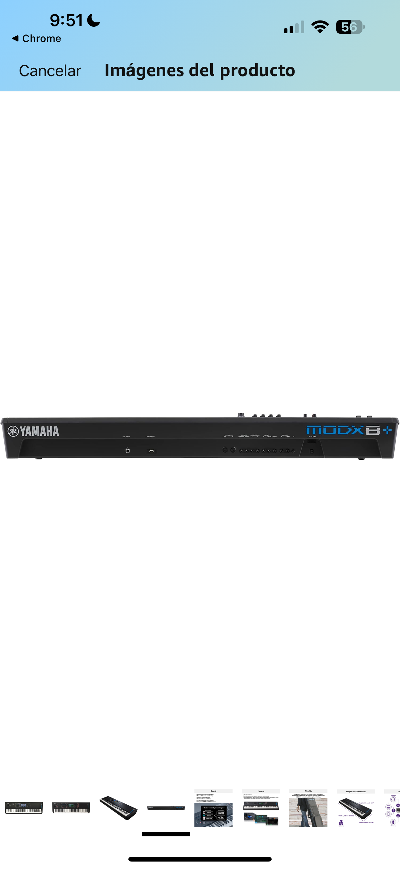 Yamaha MODX8 PLUS 88 Teclas (entrega en un periodo de 16 a 18 días)