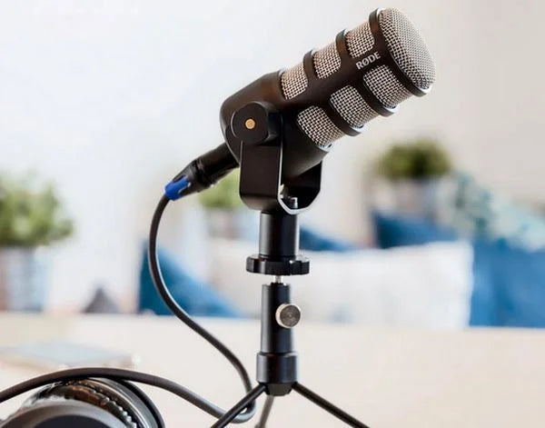 Rode PodMic Micrófono Dinámico Cardioide Profesional Negro para Podcast y Broadcast