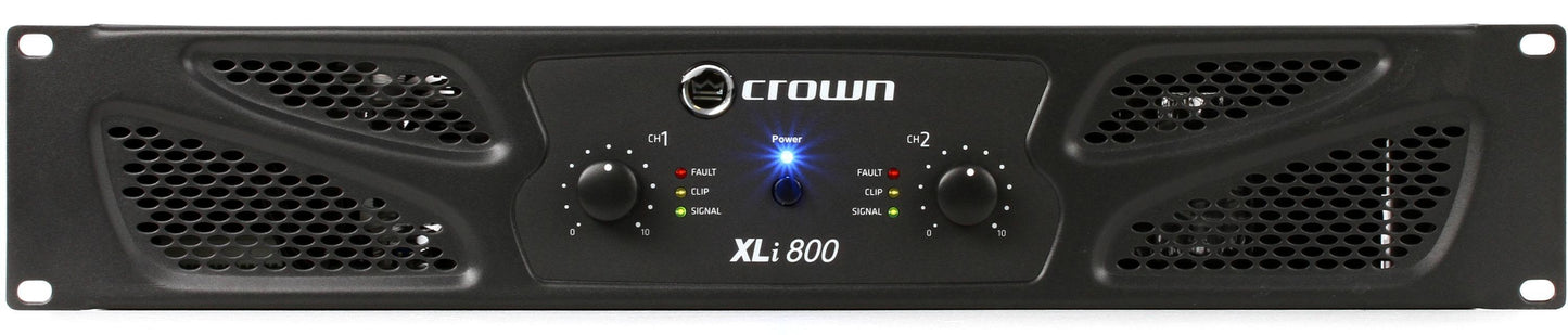 Amplificador de Potencia Crown XLi 800: Fiabilidad, 2 Canales, 300W, Sonido Profesional
