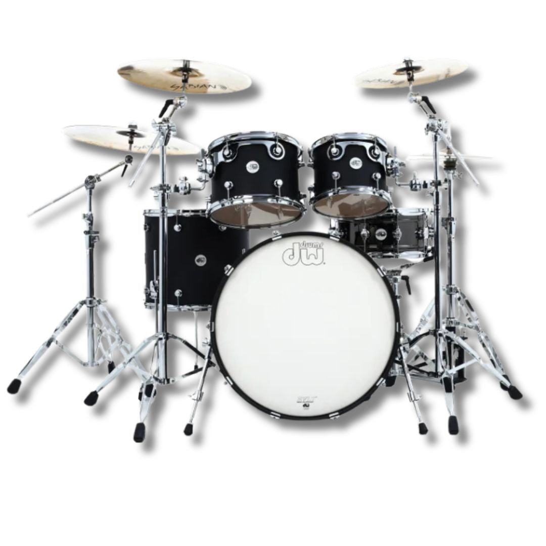 Batería DW Design Series 4 Piezas – Shell Pack Satin Black