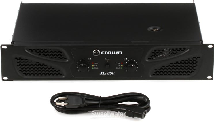 Amplificador de Potencia Crown XLi 800: Fiabilidad, 2 Canales, 300W, Sonido Profesional