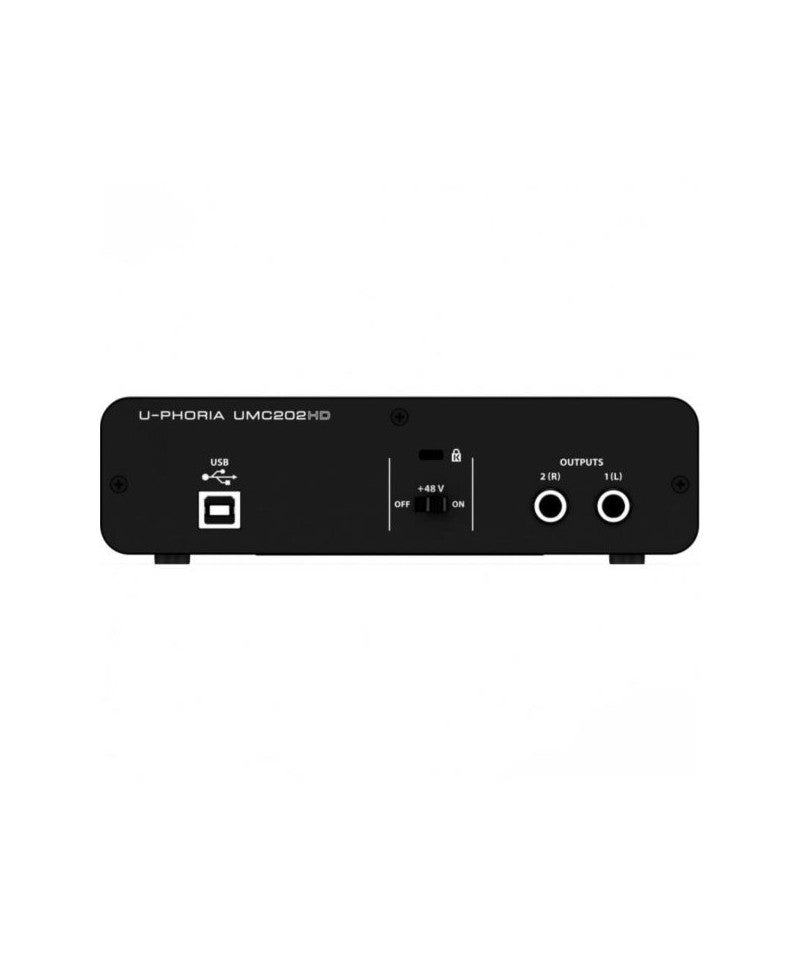 Interfaz de Audio USB/MIDI Behringer UMC22 2x2 Profesional para Grabación Estudio