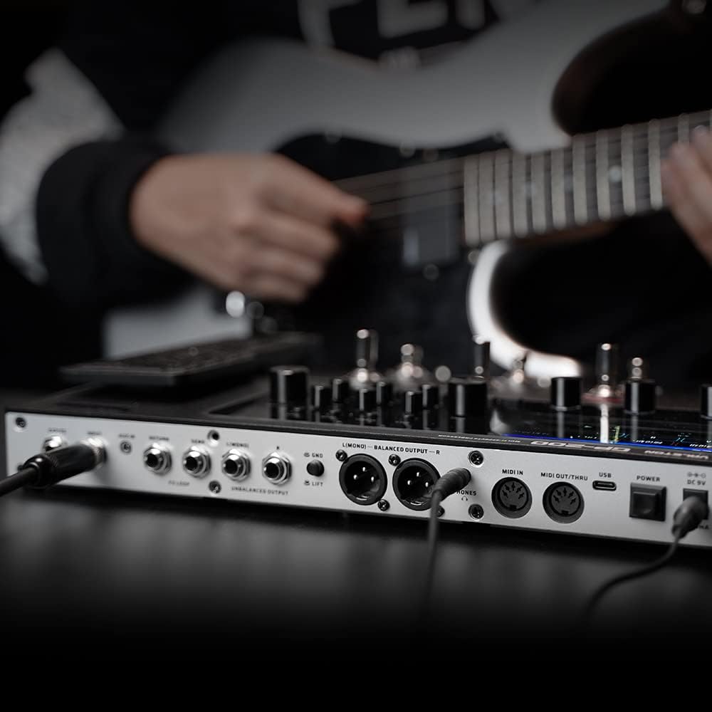 Valeton GP-200 Multiefectos Profesional Guitarra Bajo Expresión MIDI USB