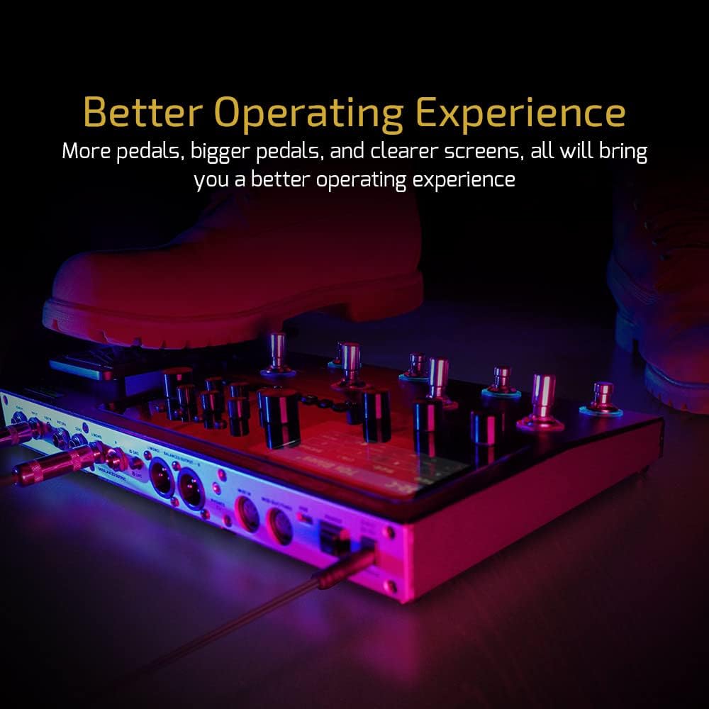 Valeton GP-200 Multiefectos Profesional Guitarra Bajo Expresión MIDI USB