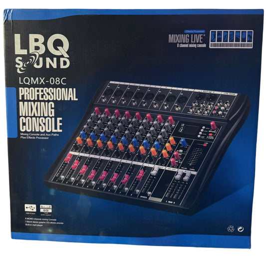Consola mezcladora LBQ LQMX-08C