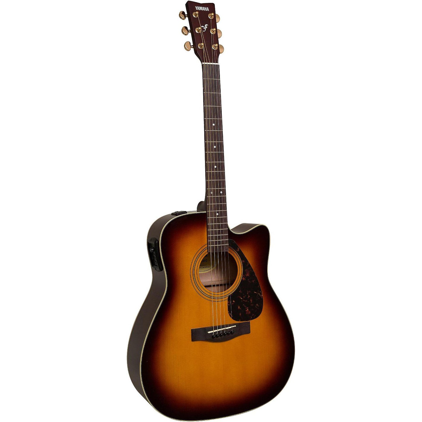 Guitarra Acústica-Eléctrica Yamaha FX335C Dreadnought Sunburst Tabaco: Tono Versátil y Escenario