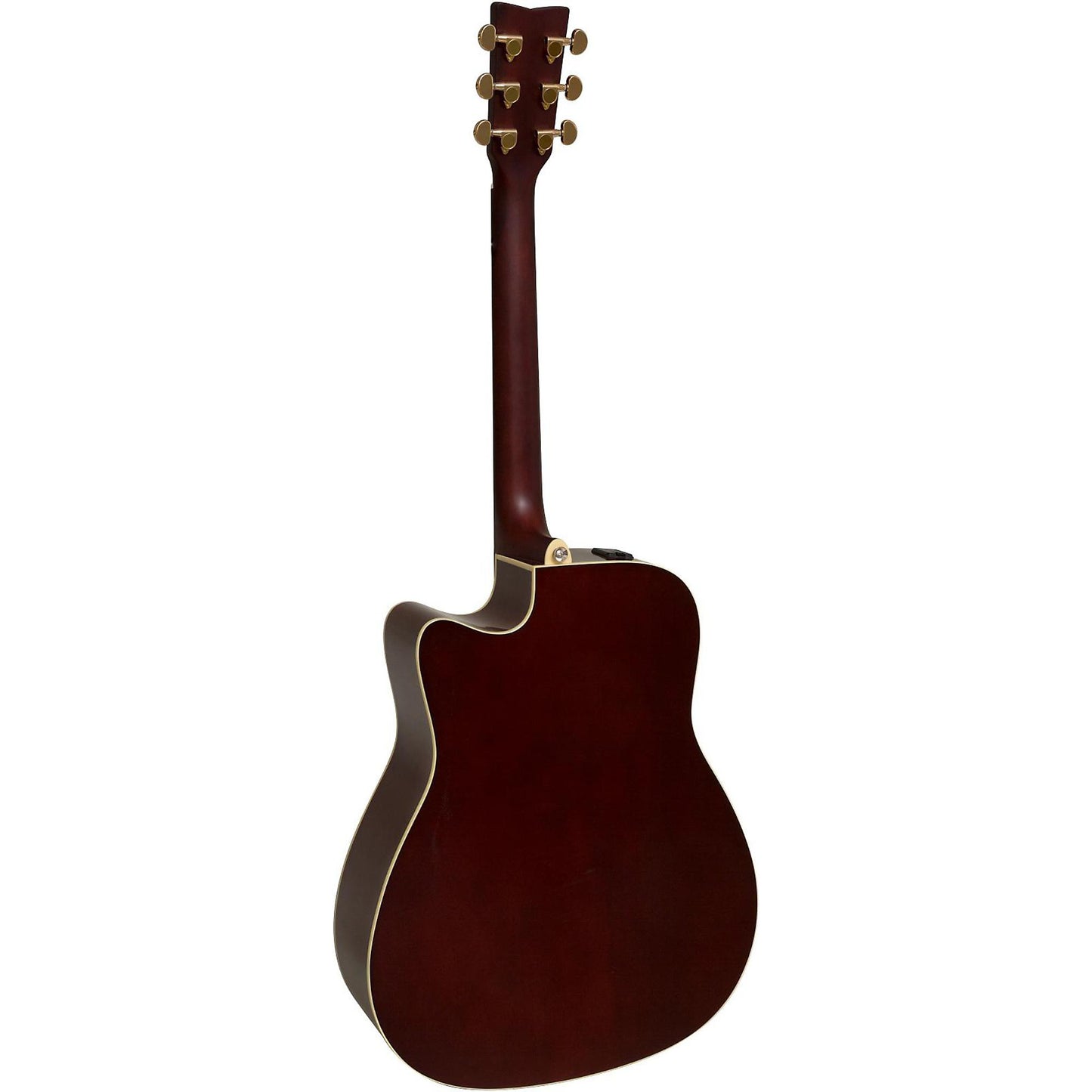 Guitarra Acústica-Eléctrica Yamaha FX335C Dreadnought Sunburst Tabaco: Tono Versátil y Escenario