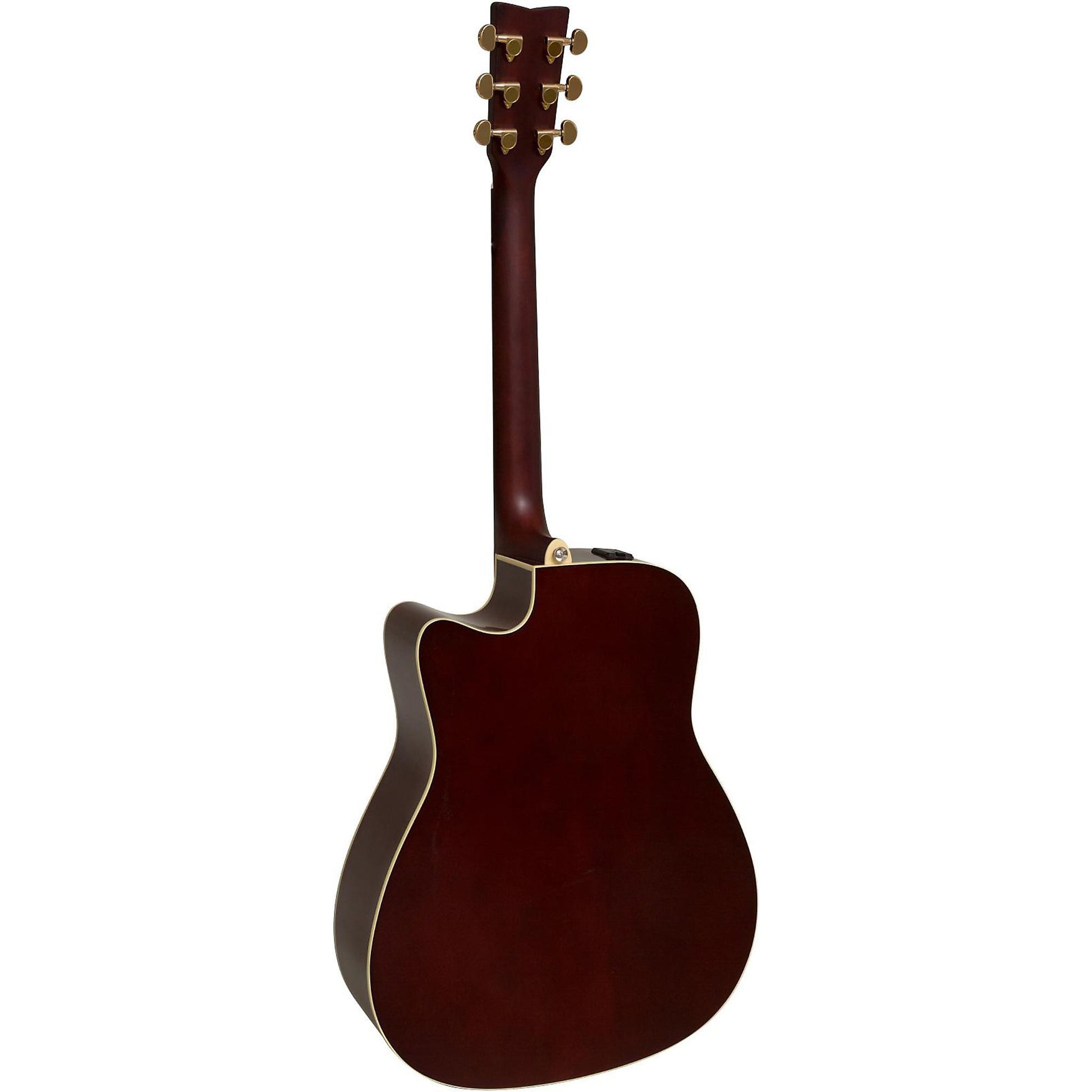 Guitarra Acústica-Eléctrica Yamaha FX335C Dreadnought Sunburst Tabaco: Tono Versátil y Escenario