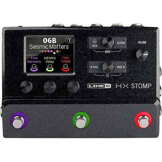Pedal Procesador Multiefectos Line 6 HX Stomp Compacto Versátil Sonido Profesional Guitarra
