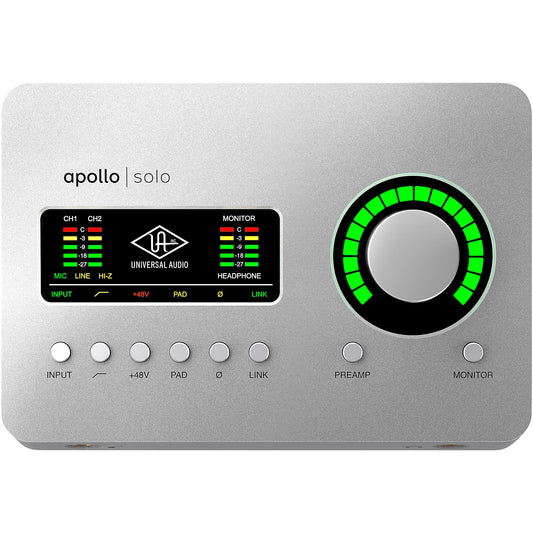 Universal Audio Apollo Solo Heritage Edition Thunderbolt 3 Interfaz de Audio Profesional