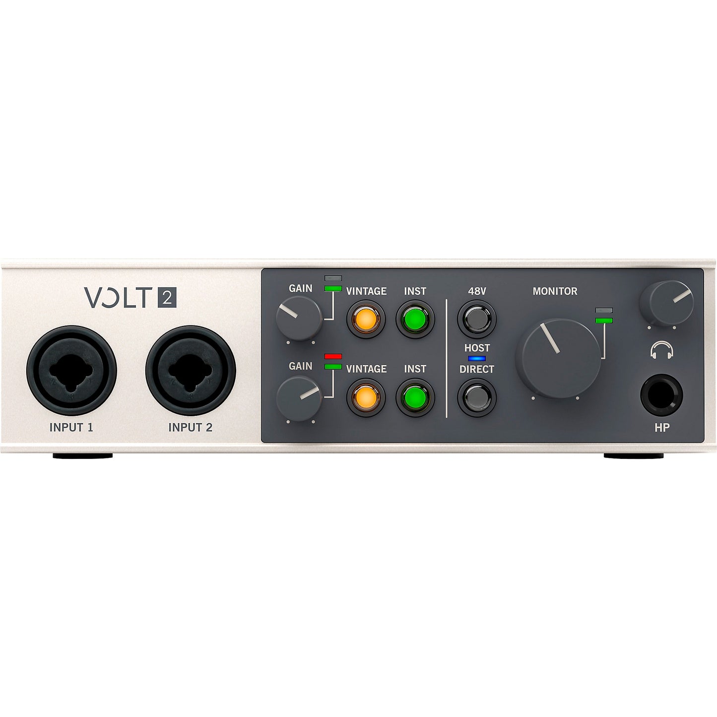 Interfaz de Audio USB Universal Audio Volt 2: Preamplificadores Vintage, Grabación 24-bit/192kHz