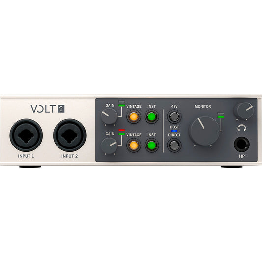 Interfaz de Audio USB Universal Audio Volt 2: Preamplificadores Vintage, Grabación 24-bit/192kHz