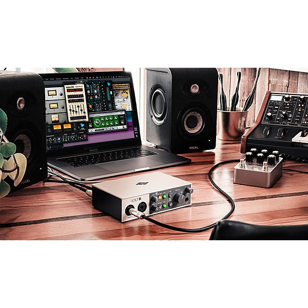 Interfaz de Audio USB Universal Audio Volt 2: Preamplificadores Vintage, Grabación 24-bit/192kHz