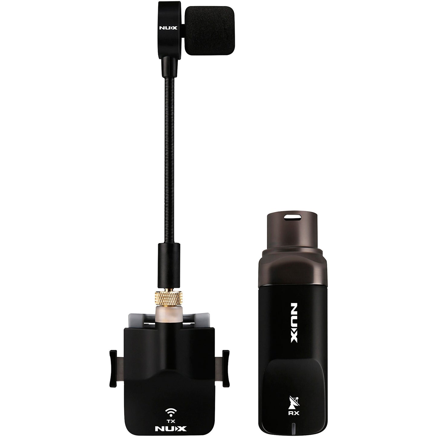 NUX B-6 2.4GHz Sistema Inalámbrico Micrófono Profesional para Saxofón Negro