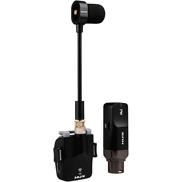 NUX B-6 2.4GHz Sistema Inalámbrico Micrófono Profesional para Saxofón Negro