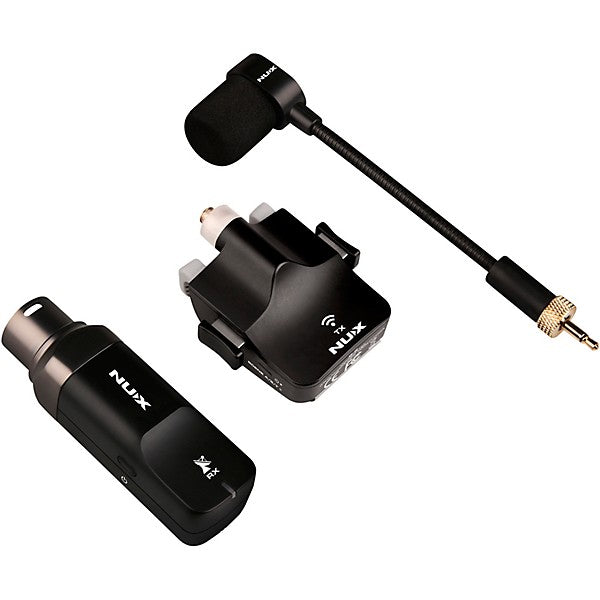 NUX B-6 2.4GHz Sistema Inalámbrico Micrófono Profesional para Saxofón Negro