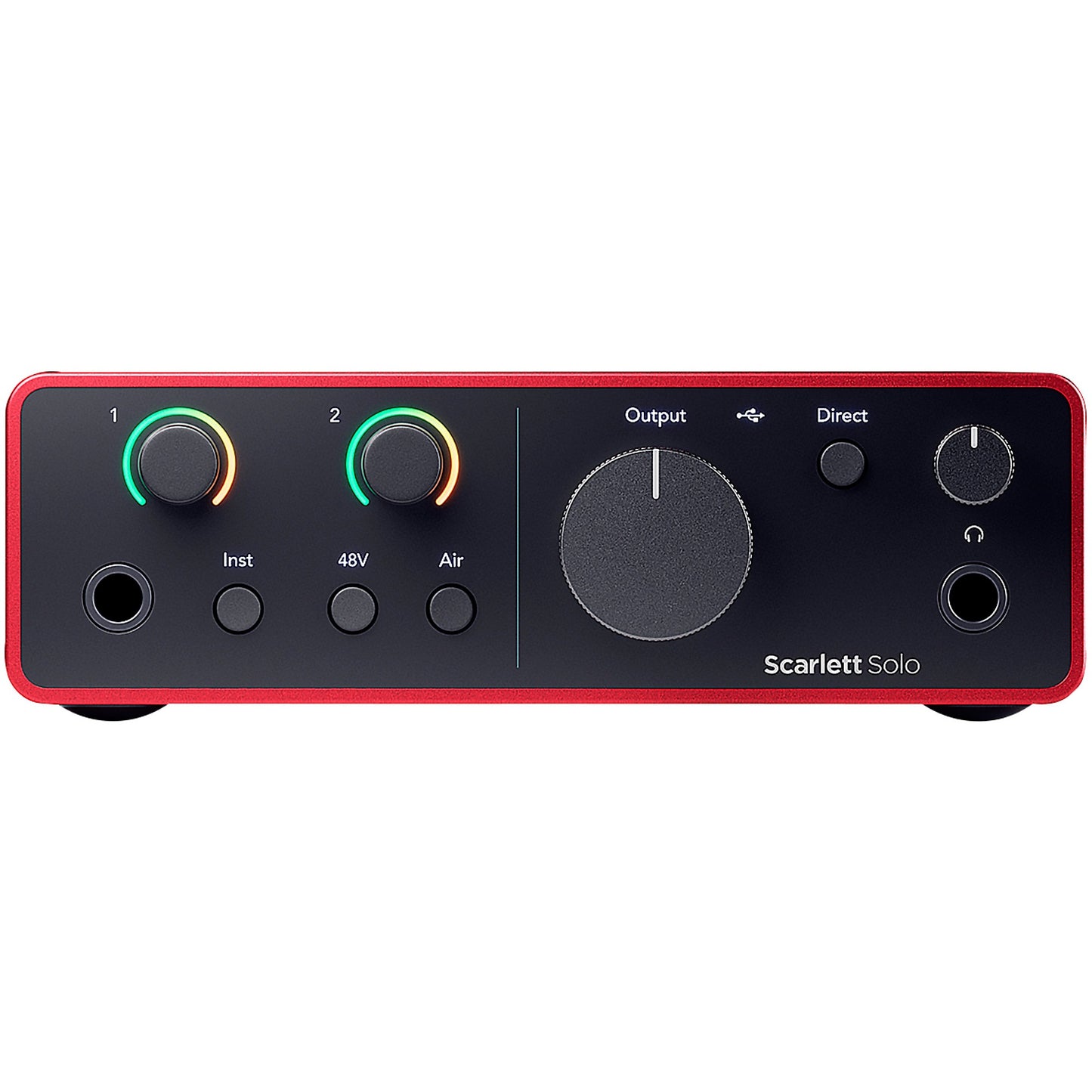 Interfaz de Audio Focusrite Scarlett Solo USB-C 4ª Gen para Grabación Estudio Portátil