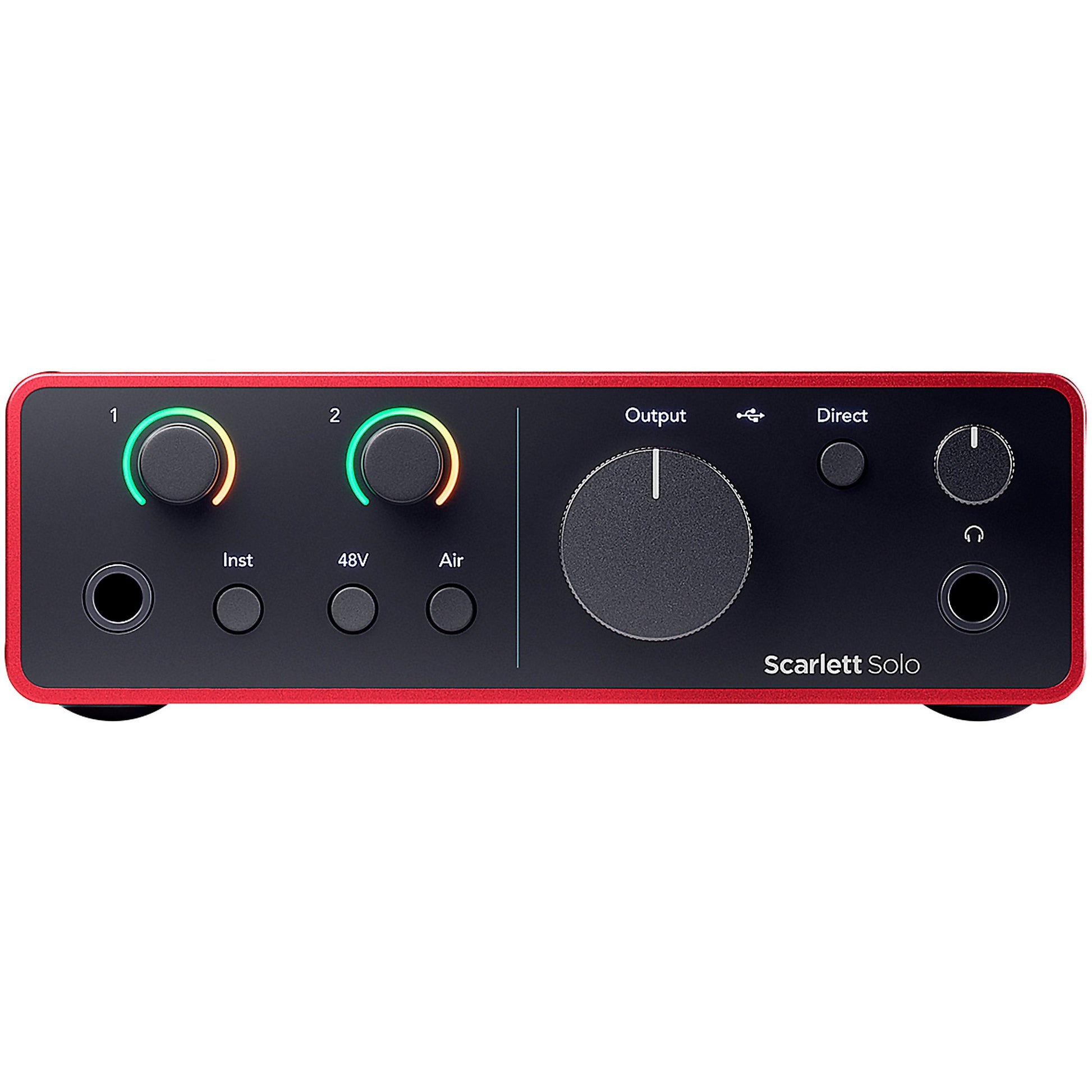 Interfaz de Audio Focusrite Scarlett Solo USB-C 4ª Gen para Grabación Estudio Portátil