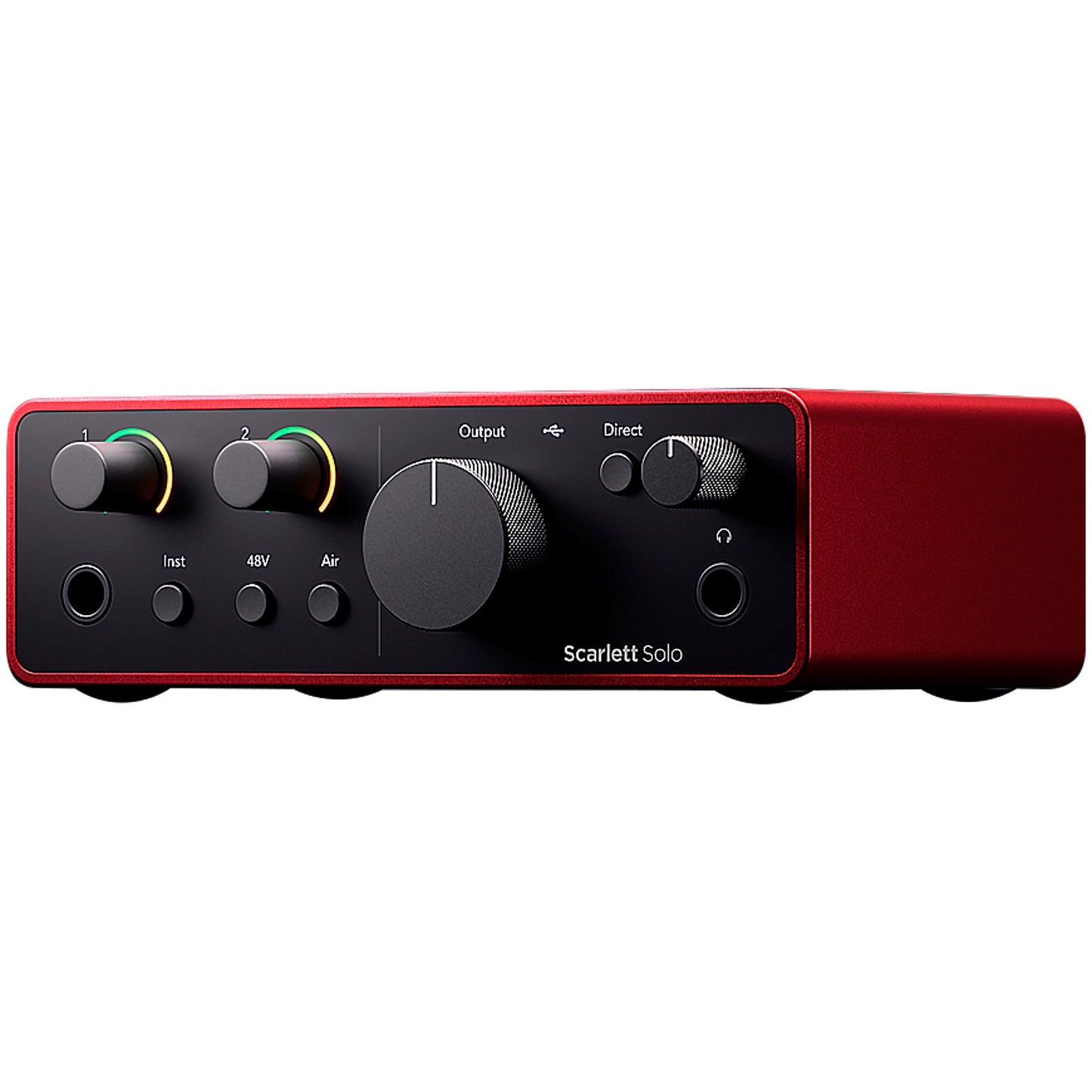 Interfaz de Audio Focusrite Scarlett Solo USB-C 4ª Gen para Grabación Estudio Portátil