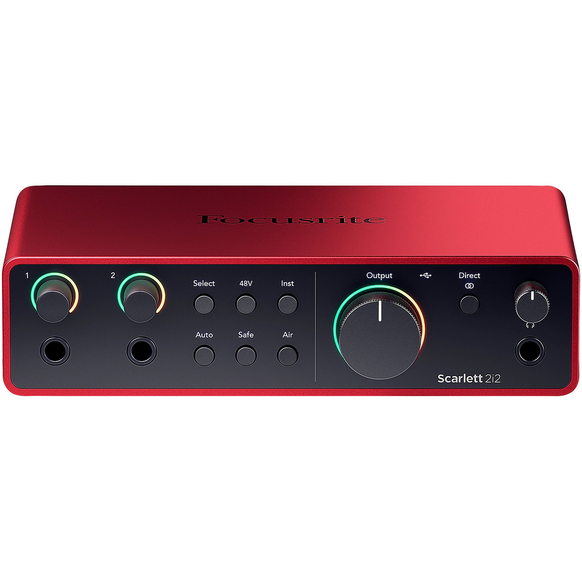 Focusrite Scarlett 2i2 USB-C Interfaz de Audio 4ª Gen Profesional para Estudio