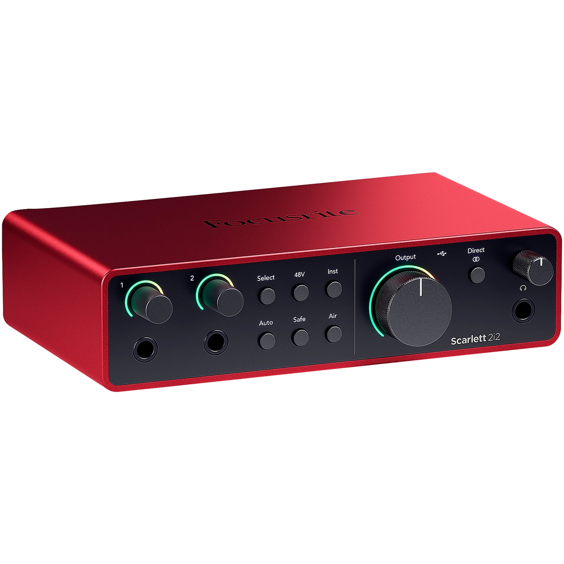 Focusrite Scarlett 2i2 USB-C Interfaz de Audio 4ª Gen Profesional para Estudio