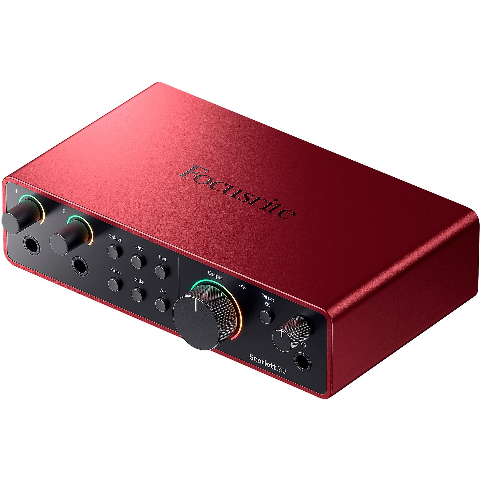 Focusrite Scarlett 2i2 USB-C Interfaz de Audio 4ª Gen Profesional para Estudio