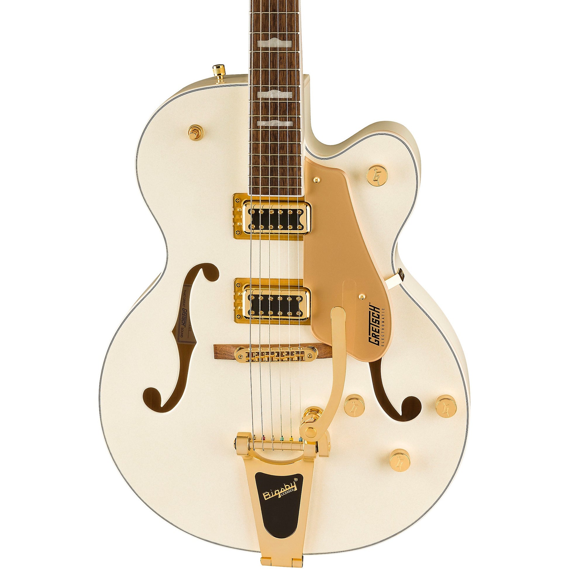 Guitarra Eléctrica Gretsch G5427TG Electromatic Hollowbody Single-Cut Bigsby Edición Limitada Champagne White Gold