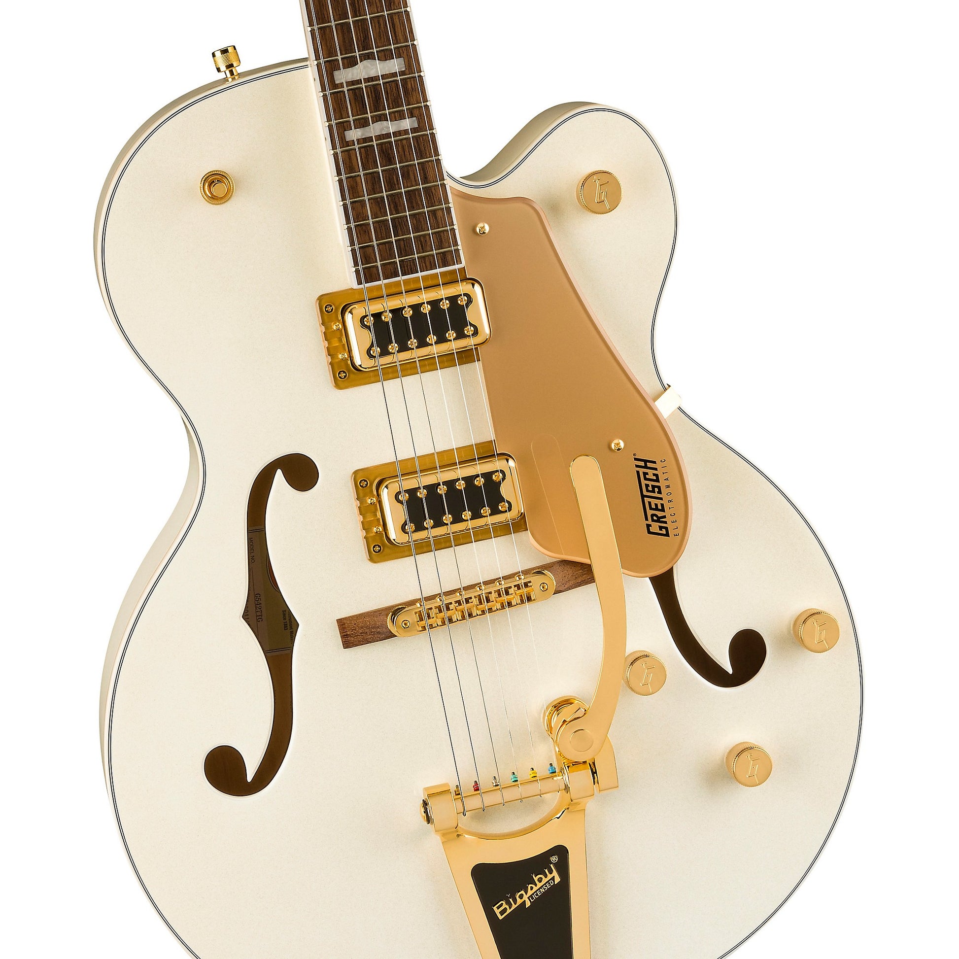 Guitarra Eléctrica Gretsch G5427TG Electromatic Hollowbody Single-Cut Bigsby Edición Limitada Champagne White Gold