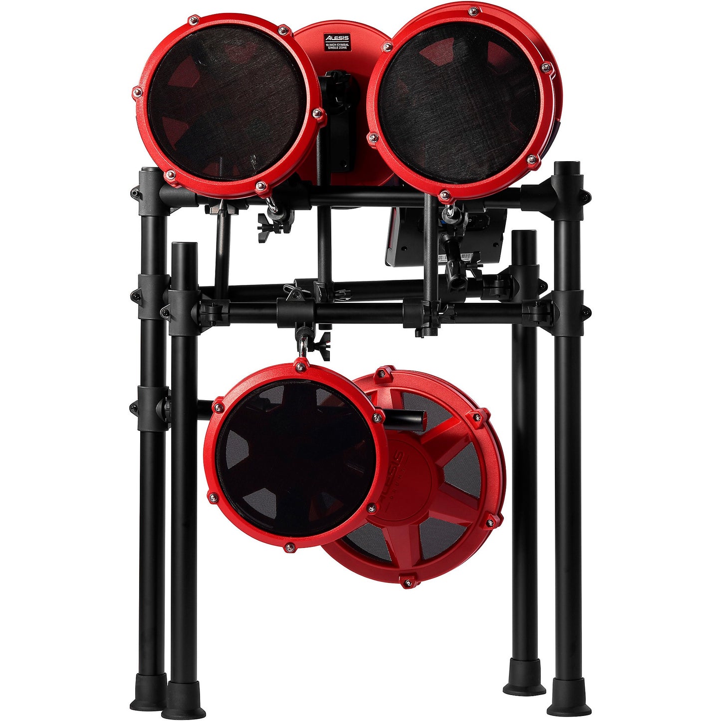 Alesis Nitro Max Batería Electrónica de 8 Piezas con Bluetooth y Sonidos BFD Rojos