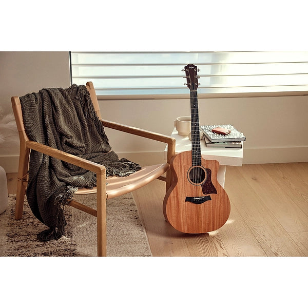 Guitarra Electroacústica Taylor 24ce Grand Auditorium Natural Versátil