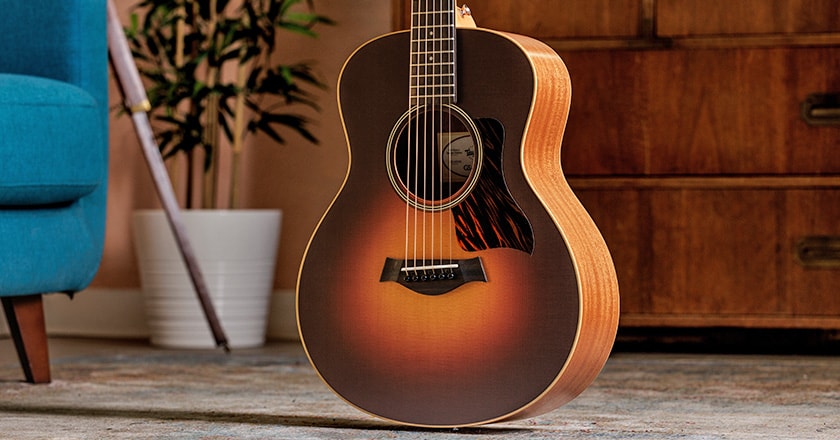 Taylor GS Mini-e Edición Especial: Guitarra Acústica-Eléctrica Sunburst Vintage, Sonido Enorme