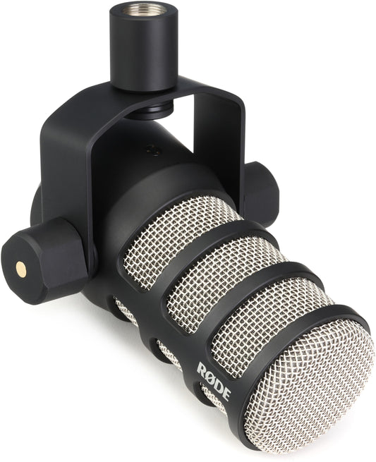 Rode PodMic Micrófono Dinámico Cardioide Profesional Negro para Podcast y Broadcast