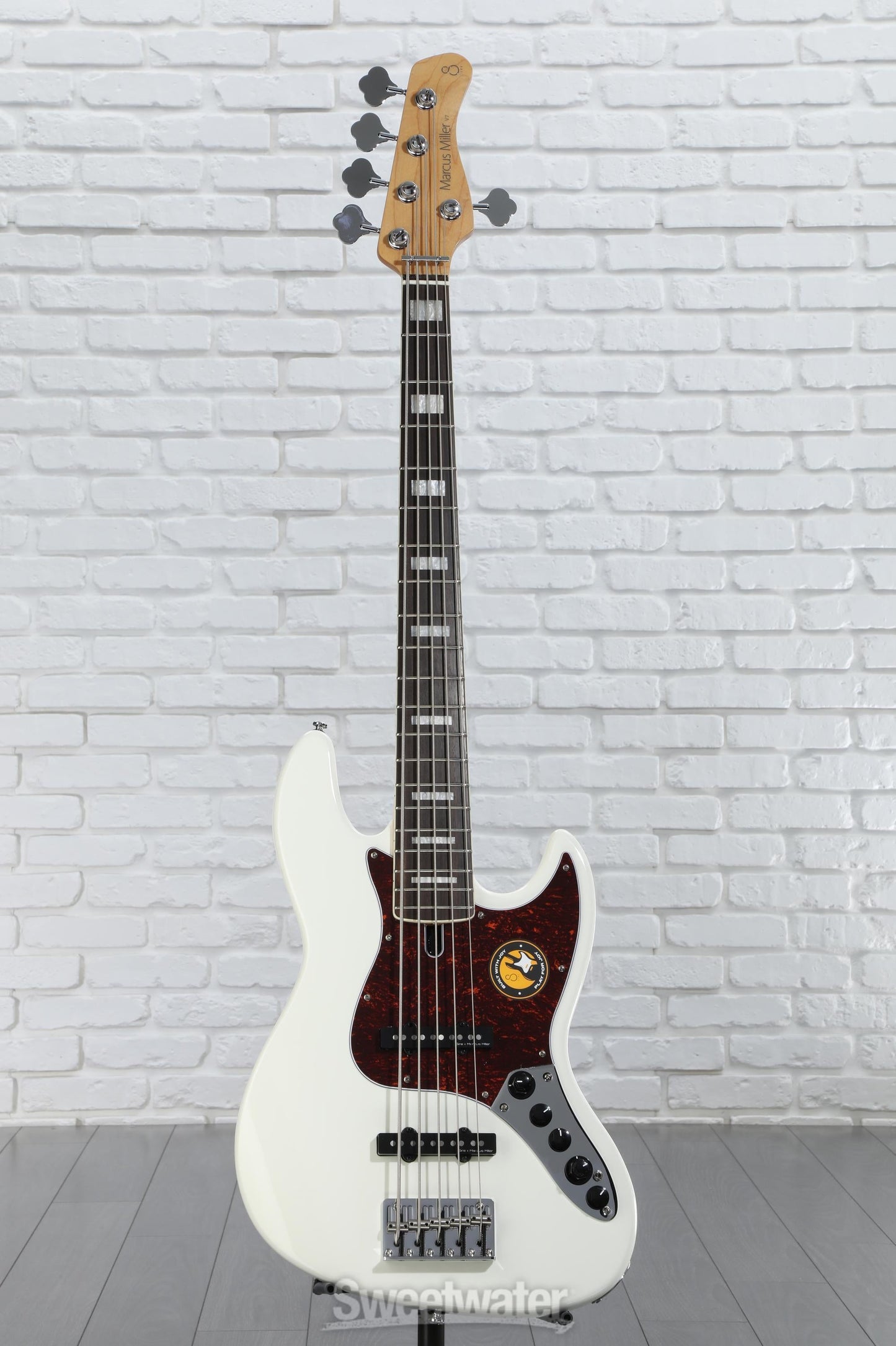 Sire Marcus Miller V7 Bajo Aliso 5 Cuerdas Blanco Antiguo Premium